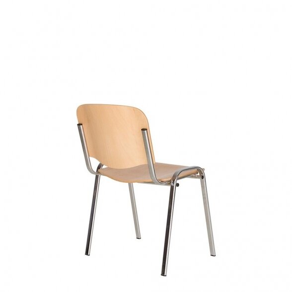 Kėdė ISO wood chrome 1