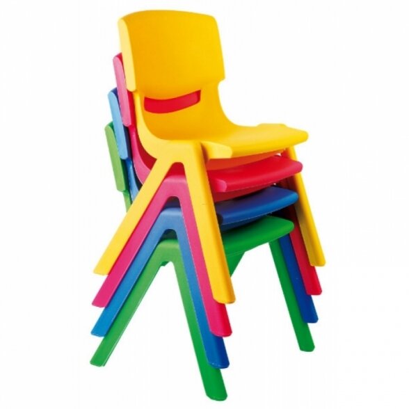 Plastic kindergarten chair