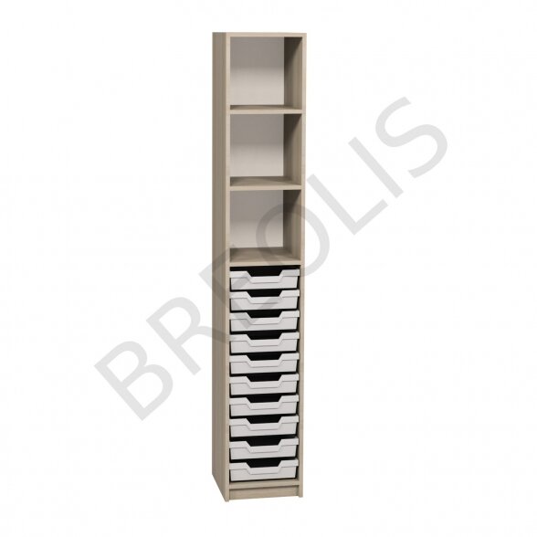 Shelf with trays 7702