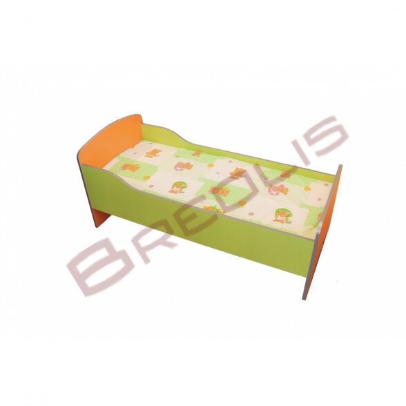 Children's bed without a mattress with high headboards 40371