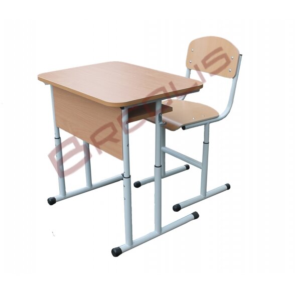 Single height adjustable school set MS1A HPL