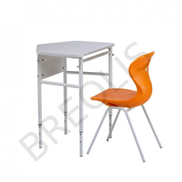 Adjustable height single school set NS1P 3