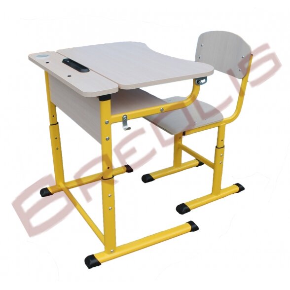 Adjustable height single school set OV1R 1