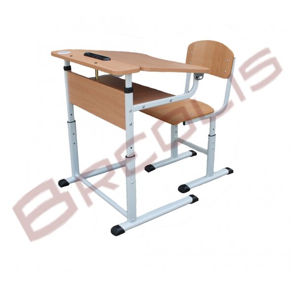 Adjustable height single school set OV1R